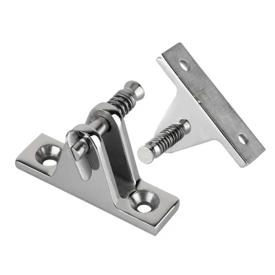 Hardware marino Liberación rápida Bimini Top 90 grados Bisagra cubierta Con Quick PIN para cubierta de accesorios de barco