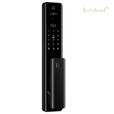 Cerradura de puerta de entrada sin llave cerrojo electrónico de teclado con teclado fácil Instalación WiFi Fingerprint Smart Door Lock