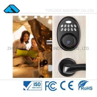 China Proveedor de seguridad inteligente de Huellas Dactilares Anti-Thief puerta sin llave de bloqueo de seguridad