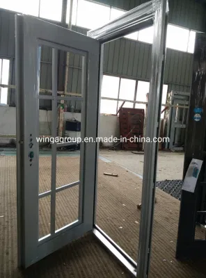 Proyecto de construcción a prueba de agua Sunproof de acero de seguridad de la puerta de cristal W-BT-08