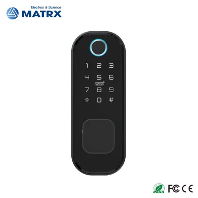 Cerradura de huella dactilar exterior impermeable Ttlock WiFi inteligente de la puerta de la compuerta de control remoto de bloqueo de Rim