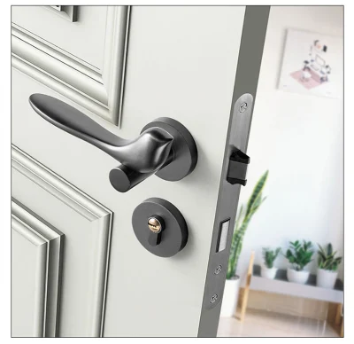 Golden Bird Bloqueo de puerta interior Cocina Dormitorio Empuñadura de madera