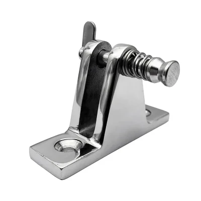 Hardware marino Liberación rápida Bimini Top 90 grados Bisagra cubierta Con Quick PIN para cubierta de accesorios de barco