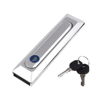 Ms861-1-2-3 Tipo plano bloqueo aleación de zinc material Red distribución de comunicación Cerradura de la puerta del armario de control de la caja de interruptores