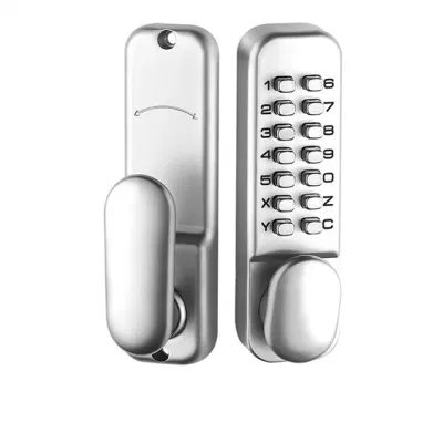 La perilla de entrada sin llave mecánica Teclado impermeable Cerrojo puerta puerta se cierra con juego de combinación Digital