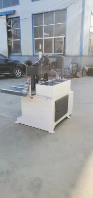 Única cabeza doble cerradura de puerta de los jefes de los agujeros Mortising máquina para la puerta de madera