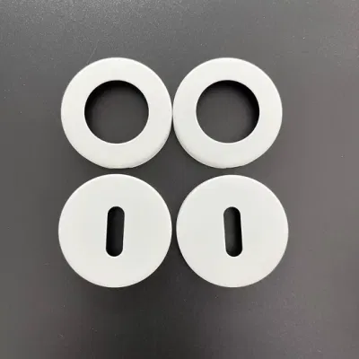 Iluminación blanca personalizada manija automática de puerta LED de acero inoxidable manija de cerradura inteligente rosa redonda