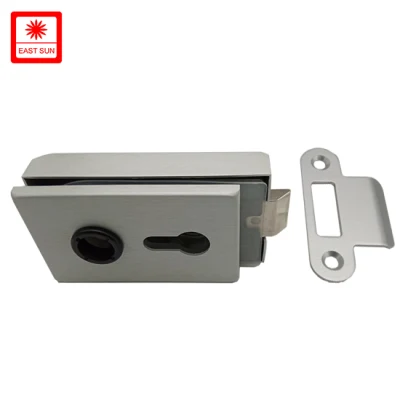 Aleación de zinc vidrio comercial hardware combinación de cerradura de puerta con mango seguro (GLHL-111AL)