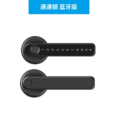 Xk-Tt01 Tongtong Tuya Lock Puerta puerta de madera de bloqueo de Huellas Dactilares Office Hogar Pelota de cerradura de puerta Bloqueo Bloqueo de la empuñadura inteligente