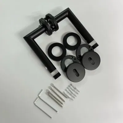 Iluminación blanca personalizada manija automática de puerta LED de acero inoxidable manija de cerradura inteligente rosa redonda