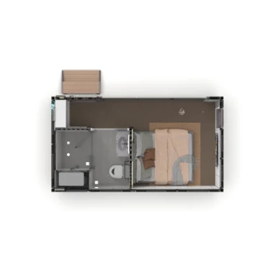 Proyecto de fábrica Sitio Comfort Container Home Prefab Eco-Friendly Container Apartment