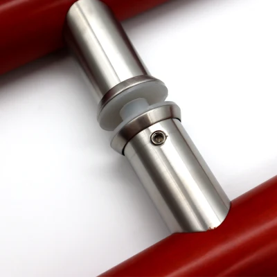 La clásica Puerta redonda de madera roja Empuñadura