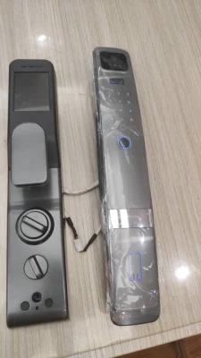 Su idioma local voz altavoz función APLICACIÓN Tuya huellas digitales NFC Cerradura de la puerta