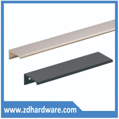 Perfiles de aluminio tiradores de Cocina hardware de Armario Accesorios de Mobiliario Puerta Perillas de oro negro