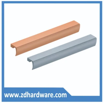 Perfiles de aluminio tiradores de Cocina hardware de Armario Accesorios de Mobiliario Puerta Perillas de oro negro