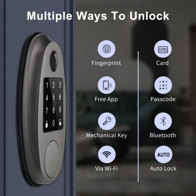 WiFi teléfono móvil inteligente de control remoto de electrónica de la tarjeta de la aplicación de la contraseña de bloqueo de puertas para Abnb cerrojo