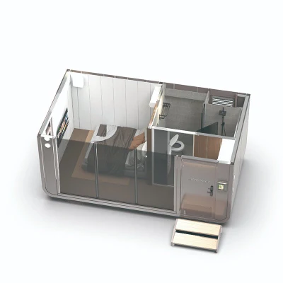 Proyecto de fábrica Sitio Comfort Container Home Prefab Eco-Friendly Container Apartment