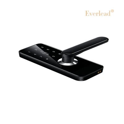 Contraseña de acceso Slim BLE Asa de puerta con pestillo único Smart Mini huella pequeña asa de código de bloqueo de cerraduras de puertas