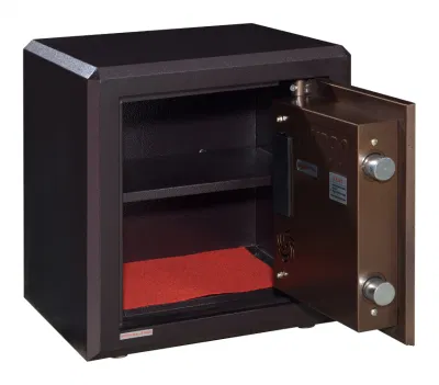 Home Smart Small Metal Caja de seguridad Caja de seguridad Contraseña huella digital Seguro de bloqueo