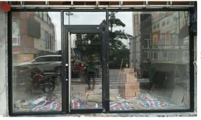 Puerta de la carcasa UPVC Puerta de la carcasa de aluminio