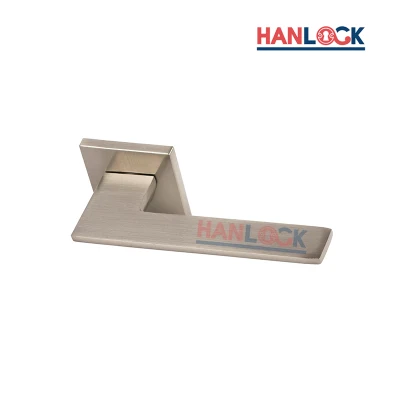 Puerta de lujo de aleación de aluminio chapado en plata/negro de entrada para seguridad