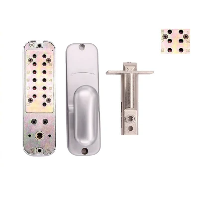 Combinación digital sin llave botón de seguridad Puerta teclado mecánico Código Cerradura de la puerta