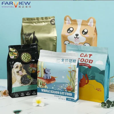 Bolsa de plástico para basura Cat con asa de transporte para mascotas Envasado de alimentos