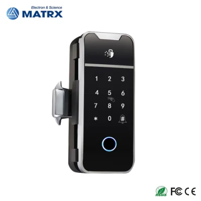 Puerta de vidrio de seguridad digital de huellas dactilares Ttlock sin llave Cerradura de Bloqueo inteligente intelligente