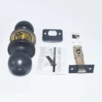 Black Orb estructura tubular de bloqueo de la puerta del baño de privacidad