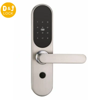Combinación de hardware de seguridad magnética Mango de puerta digital bloqueo de huellas digitales inteligente