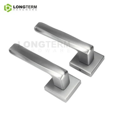 Diseño moderno aleación de zinc negro mortise cerradura Mango dormitorio de madera Tirador de la puerta