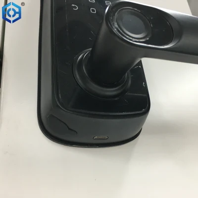 Teclado de huellas digitales inteligente de acceso sin llave Código de acceso cerradura digital biométrica de la puerta
