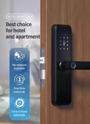 La empuñadura de puerta exterior inteligente Smart WiFi Tuya APP tarjeta RFID Digital Cifras clave de bloqueo de puertas de huella dactilar