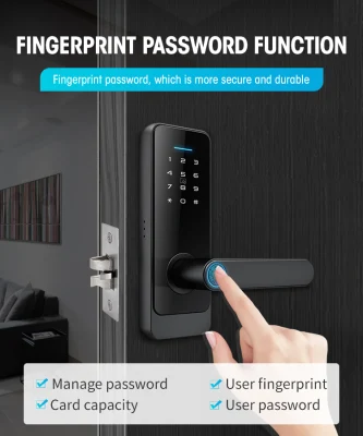 Home Apartamento Keyless Smart cerradura de puerta Fingerprint Lock inteligente electrónico Bloqueo