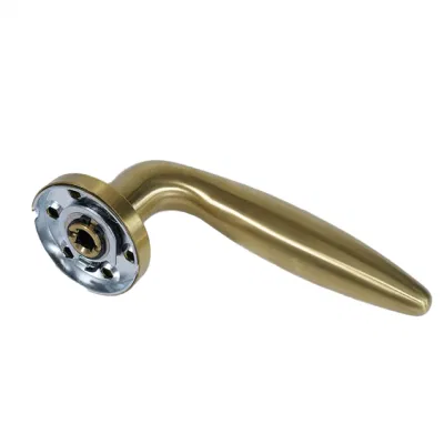Moderno OEM de aleación de zinc de acero inoxidable Color Oro Tirador empuñadura de puerta de la puerta del baño