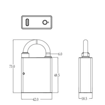 Combinación sistema de llave electrónica antirrobo Control en tiempo real Smart Lock Lo mejor para la puerta de incendios
