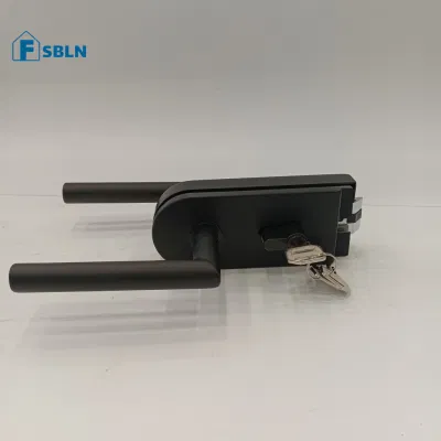 Hardware de vidrio Acero inoxidable cerradura de puerta de vidrio Puerta de vidrio sin llave Bloqueo