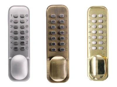 Combinación digital sin llave botón de seguridad Puerta teclado mecánico Código Cerradura de la puerta