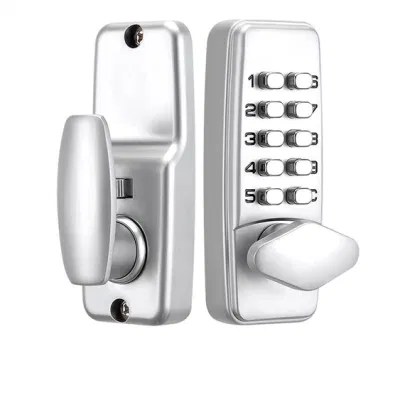 La perilla de entrada sin llave mecánica Teclado impermeable Cerrojo puerta puerta se cierra con juego de combinación Digital