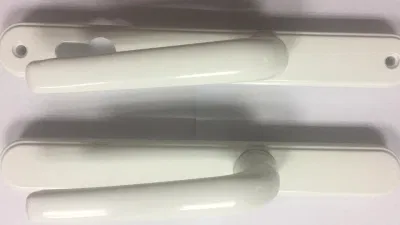 Aleación de aluminio blanco personalizado dormitorio asa para un interior moderno puerta
