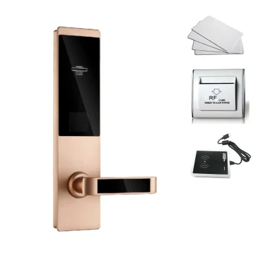 Llave electrónica lector de tarjetas cerradura inteligente para Hotel / Apartamento con Software libre