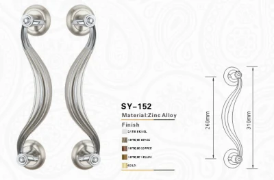 El bronce antiguo clásico de aleación de zinc empuñadura de puerta (SY-224)