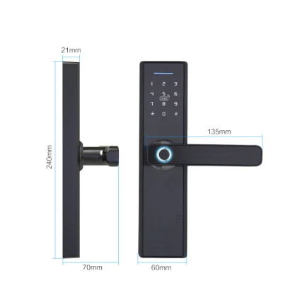 Lo mejor sin llave de bloqueo inteligente para la puerta de madera
