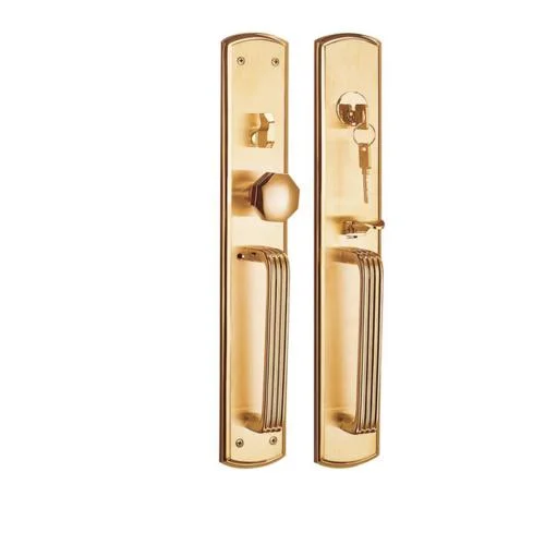 Gold Door Lock Brass Door Handle Home Bedroom Interior Door Handle Lock