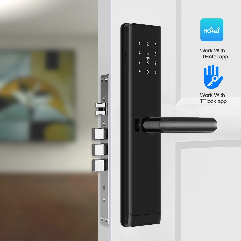 Rental House Keyles Electronic Bedroom Door Lock with Ttlock APP Management