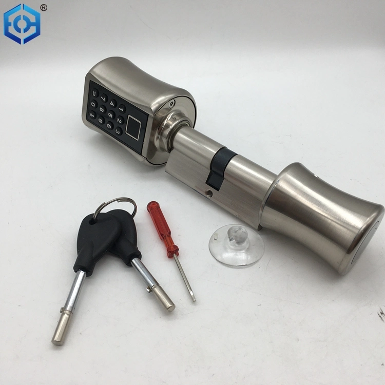 Smart Lock Cylinder Fingerprint Keypad Suitable for Most EU Door Locks USB Port DIY Fast Water Proof