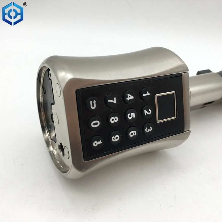 Smart Lock Cylinder Fingerprint Keypad Suitable for Most EU Door Locks USB Port DIY Fast Water Proof