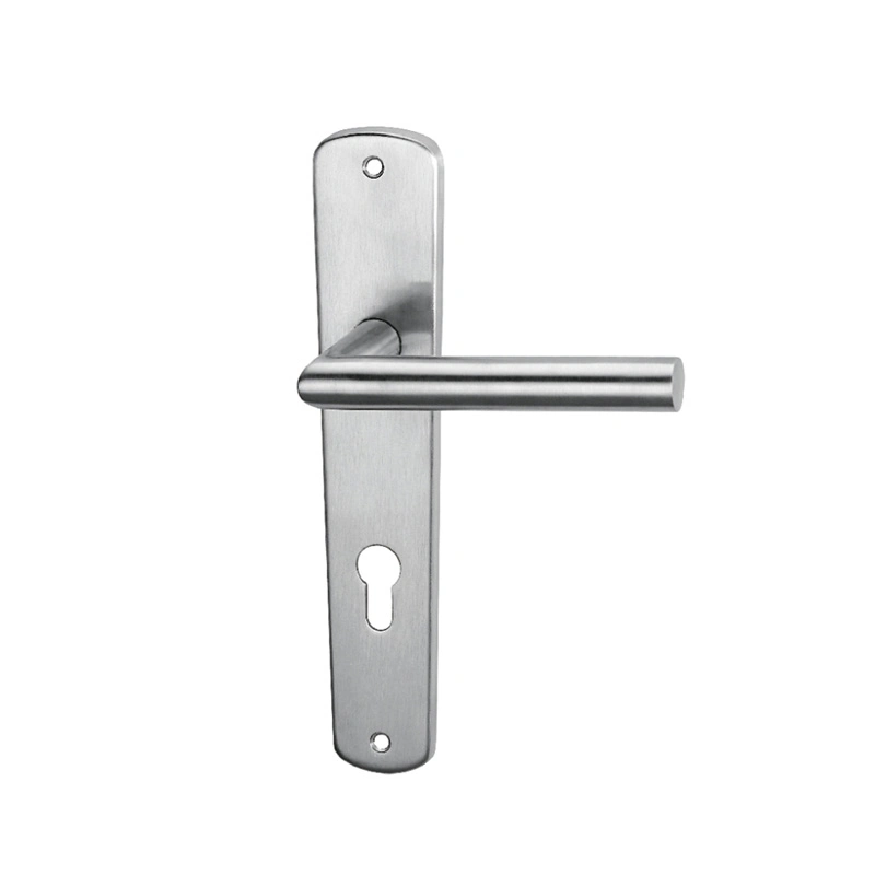 OEM European Fire Rated Door Handle with Plate