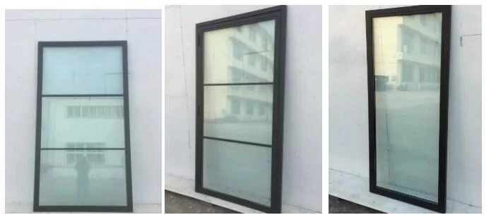 China Manufacturer Main Gate Steel Grill Window Design Wrought Iron Entry Double Door