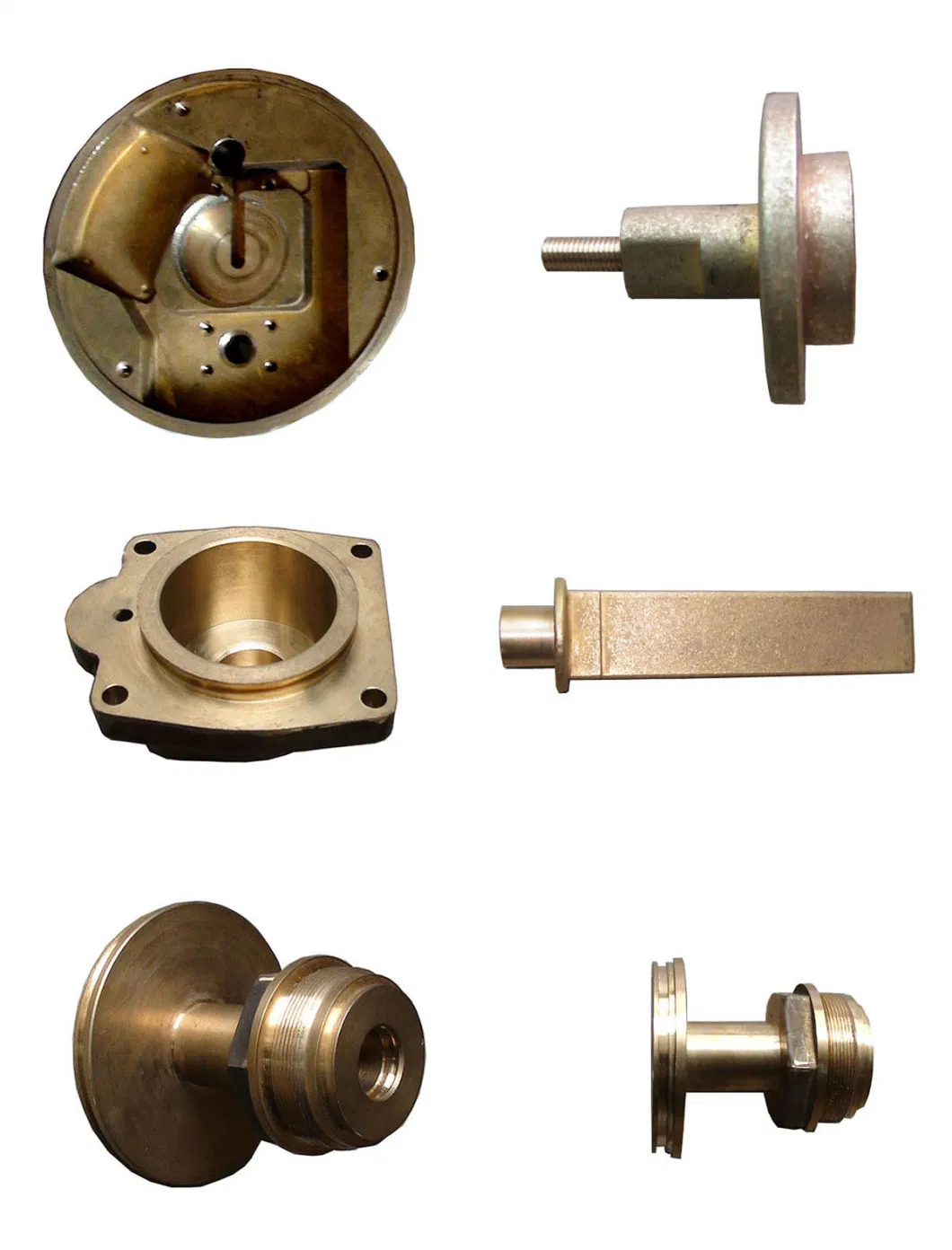 Solid Classic Brass Door Lock Knob Made by Forging